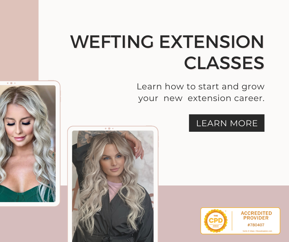 HAIR EXTENSION WEFTING CLASSES- FALL 2023